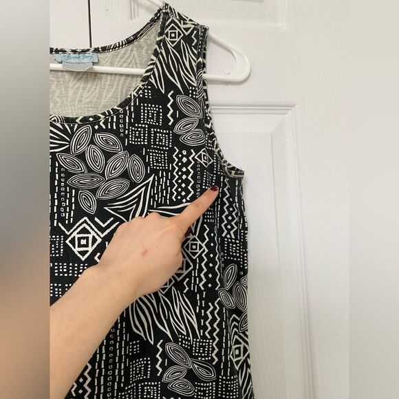 1990s Coral Bay Summer Dress - Picture 9 of 10